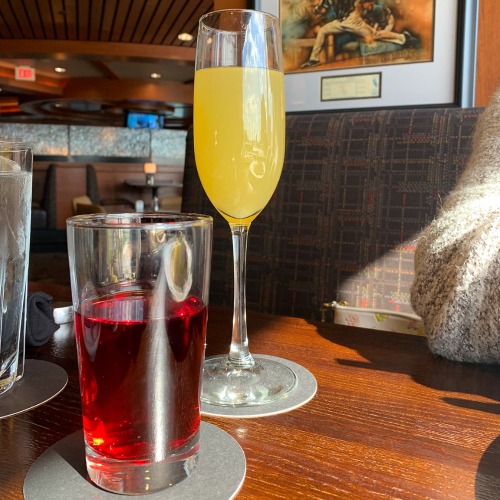 Cranberry juice and cocktail at Ditka's