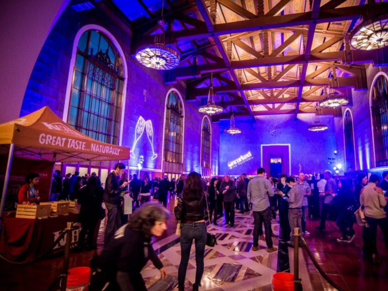 Interior of Uncorked Wine Festival in Chicago, IL