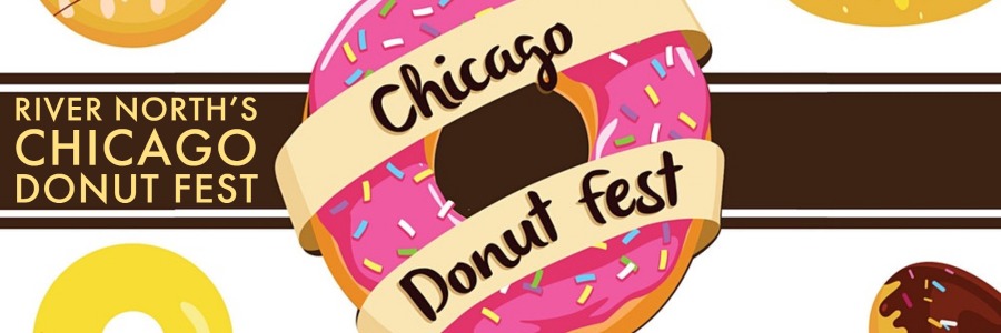 River North's Chicago Donut Fest banner