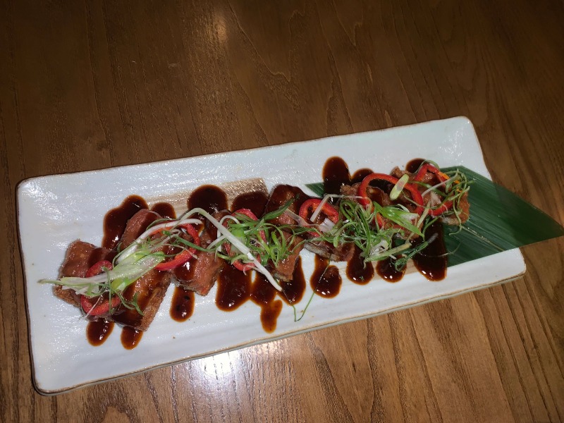 Roka Akor appetizer filet medallions