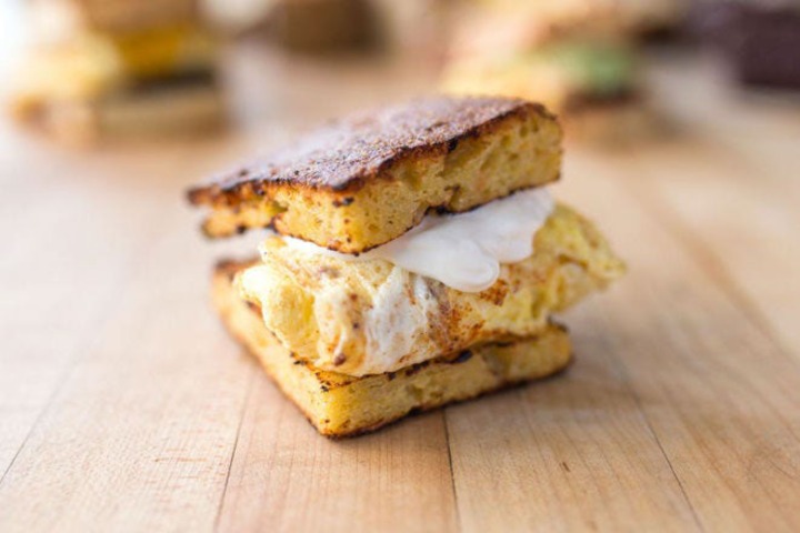 Smack Dab sandwich for breakfast in Chicago