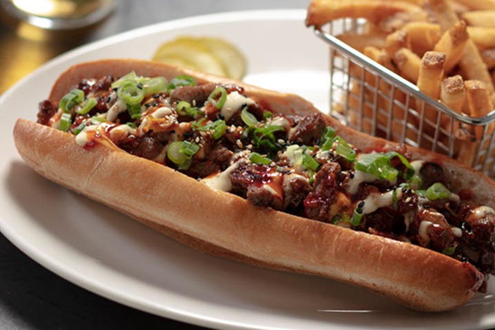 Yard House Korean bbq Cheesesteak