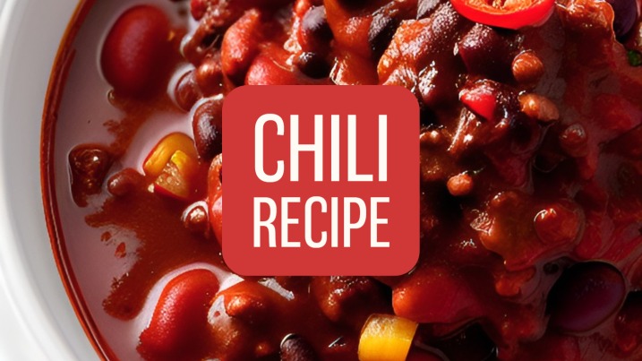 Chili recipe banner