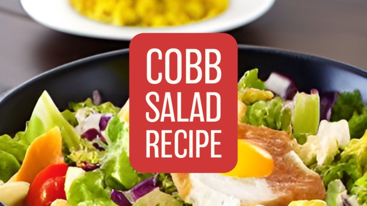 cobb salad recipe banner