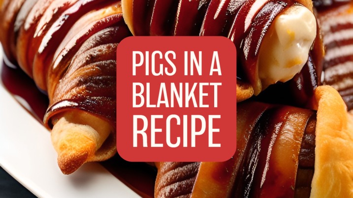 pigs in a blanket recipe banner