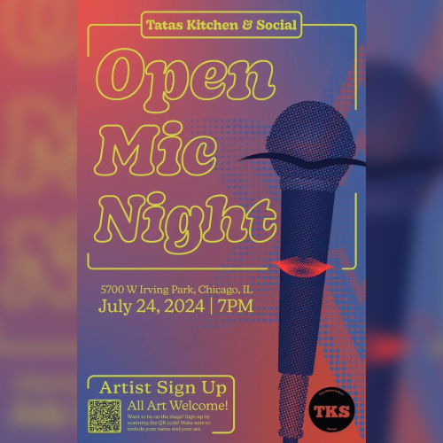 Tatas Tacos open mic night in portage park