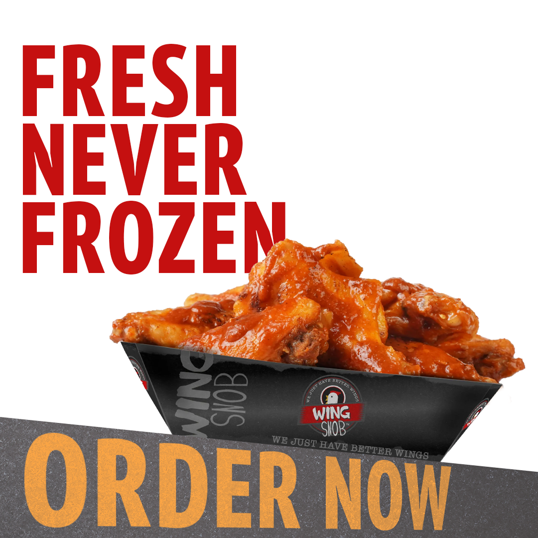 Wing Snob fresh never frozen chicken wings