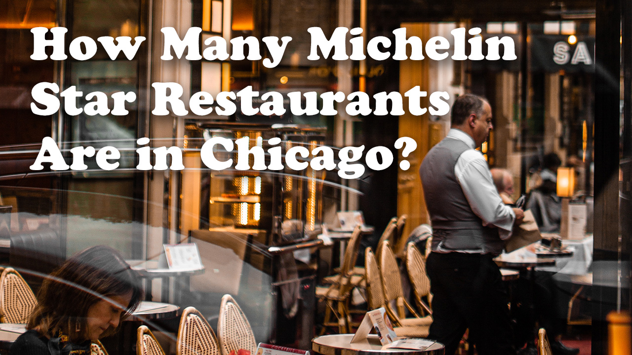 chicago michelin restaurant interior with glass mirroring the outside
