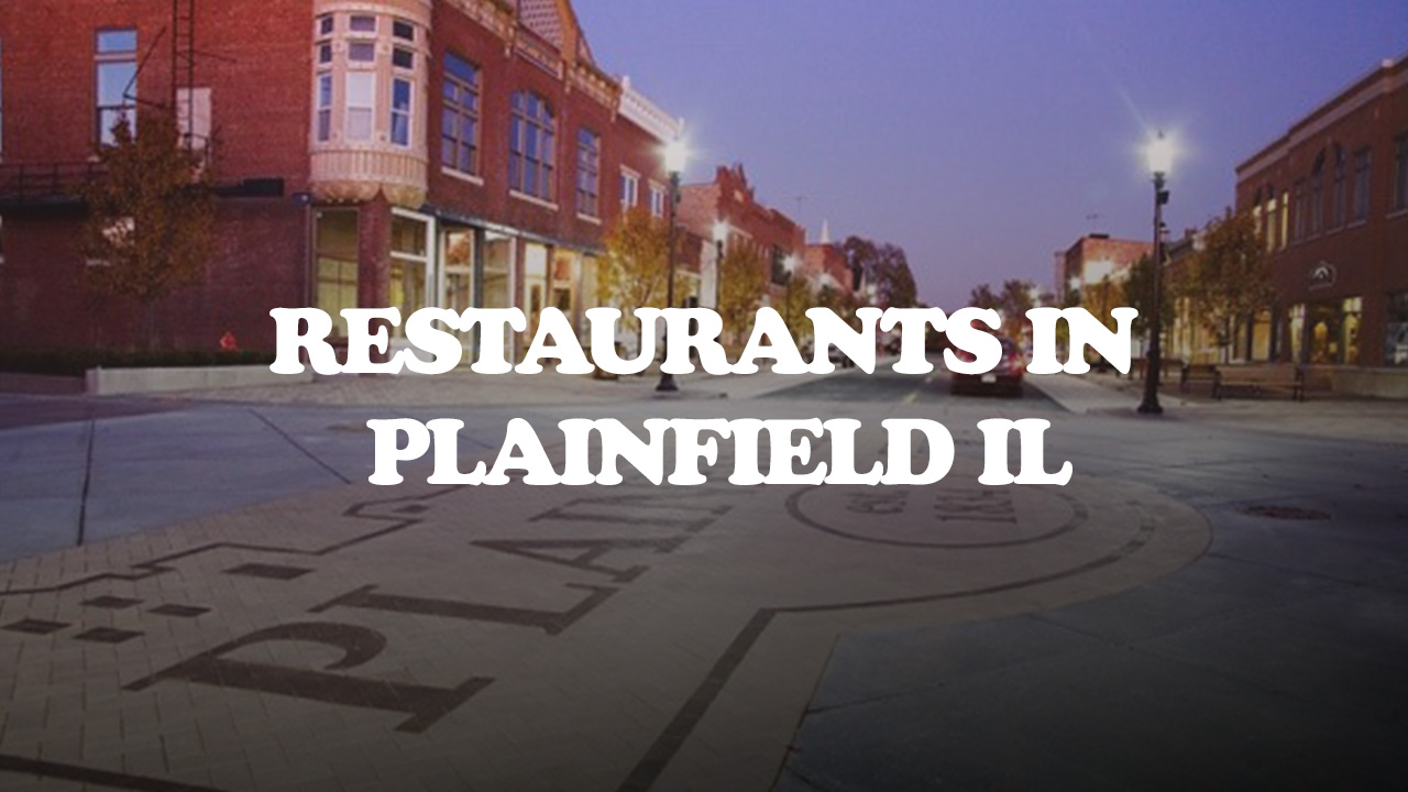 restaurants in Plainfield banner showcasing center