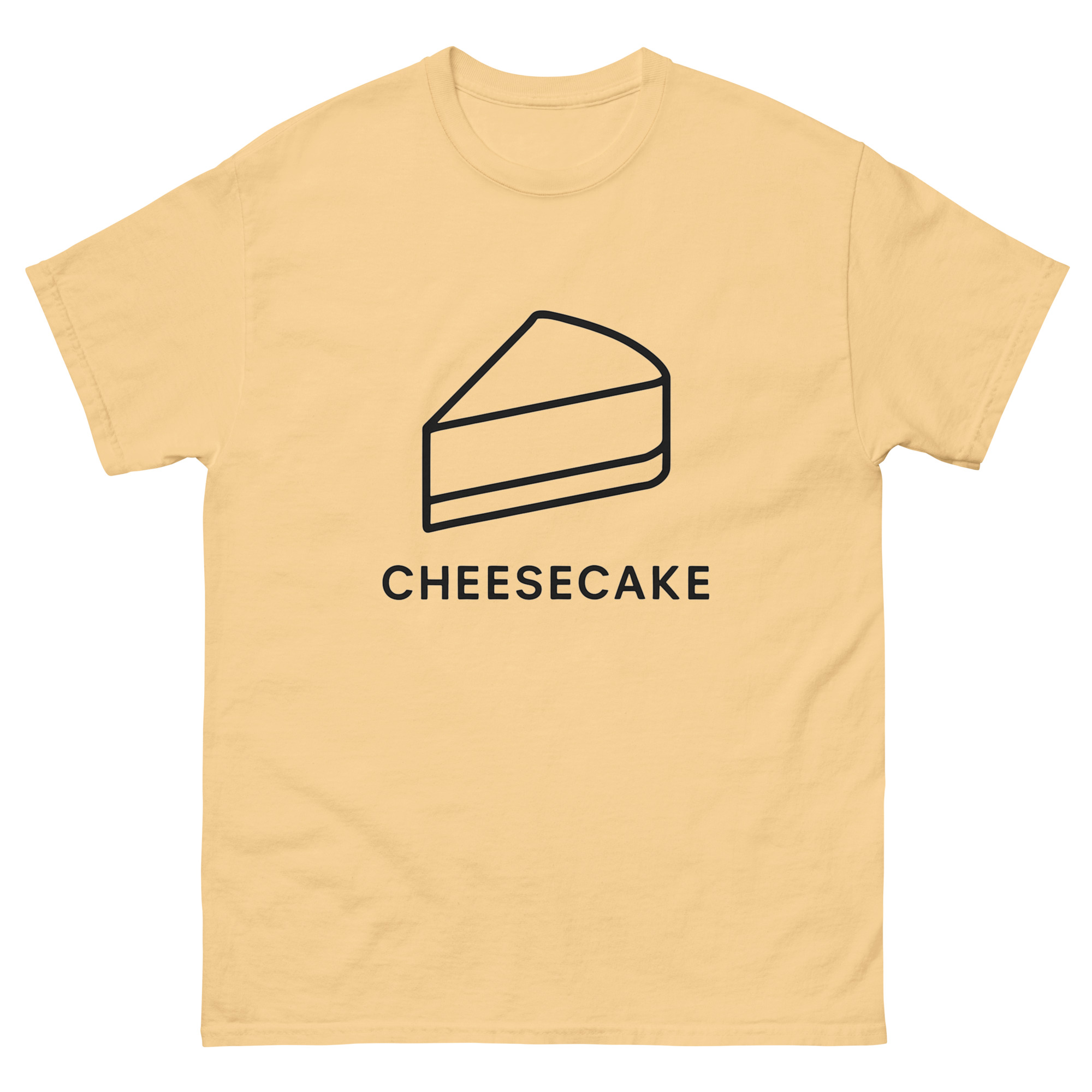 Minimalist Cheesecake T-Shirt - Unisex Classic - Image 3