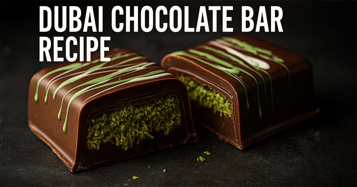 dubai chocolate bar recipe banner